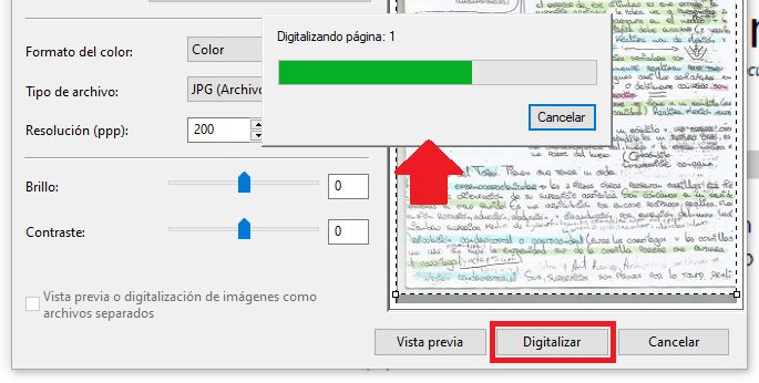 digitalizar documento a escanear en windows 10