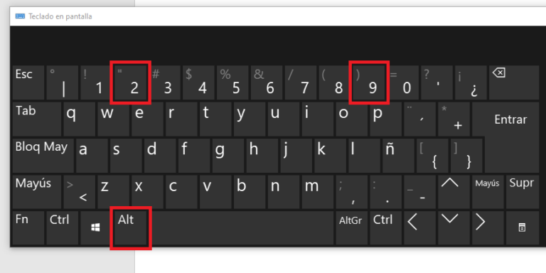 Signo De Registrado En El Teclado